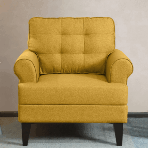 Rolled Arm 1 Seater Sofa